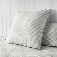 Misty Bay Stripe Euro Pillowcases Pair