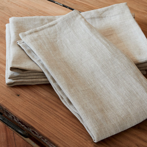 Charcoal Linen Waffle Towels