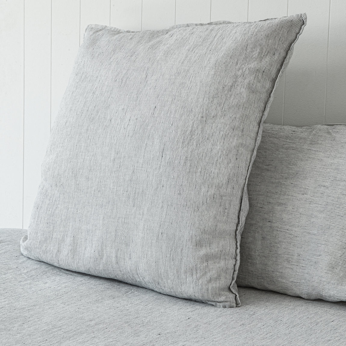 Pinstripe Euro Pillowcases Pair