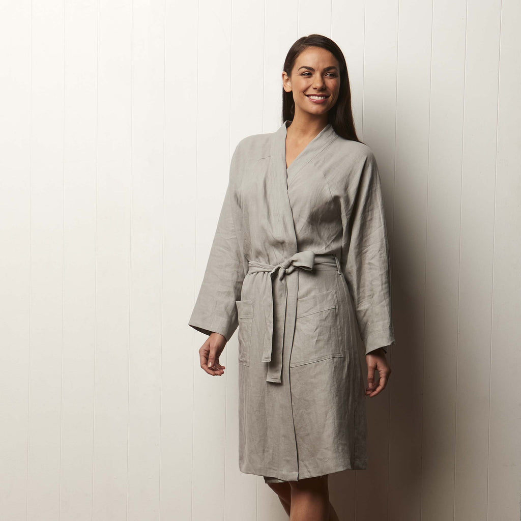 Storm Grey Robe – Montauk