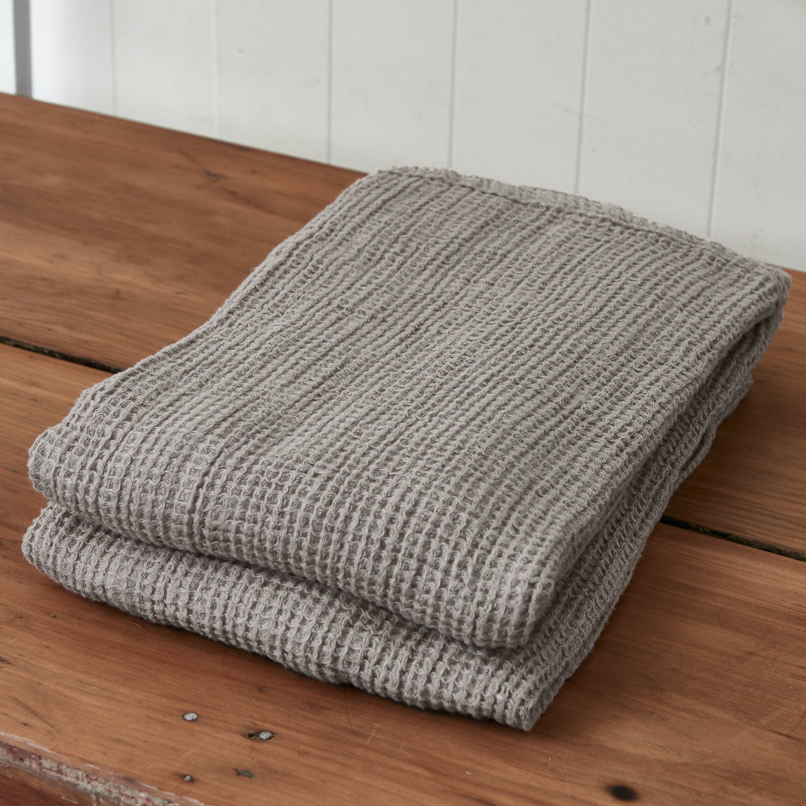 Natural Linen Waffle Towels