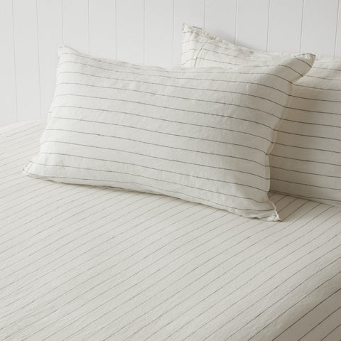 Misty Bay Stripe Pillowcases